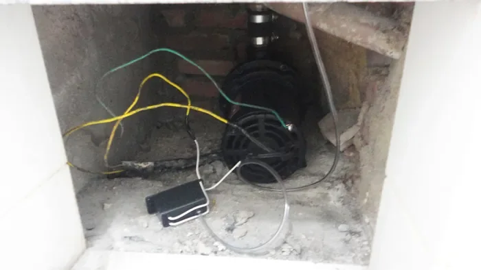 Instalação de motobomba